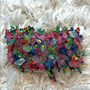 Multi colored stone bracelet